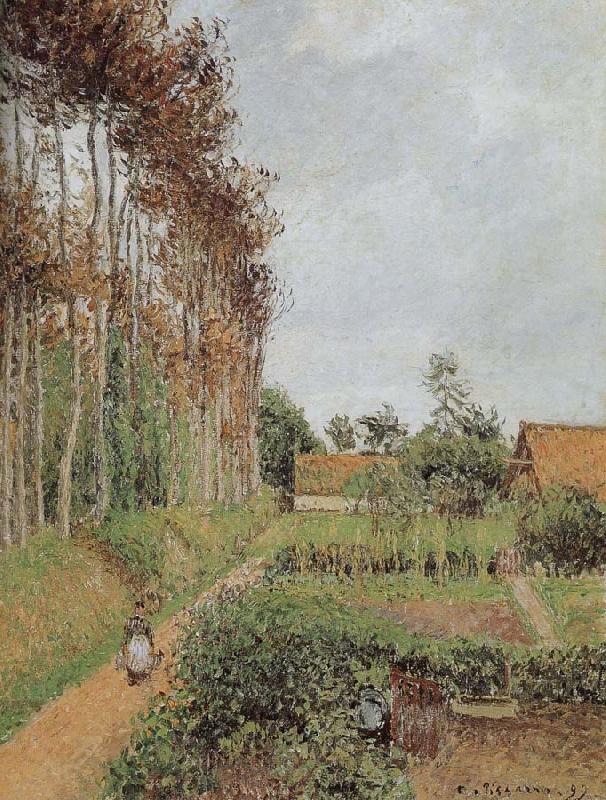 Camille Pissarro farms France oil painting art